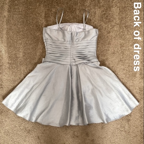 Unknown source vintage Y2K silver/grey mini party dress - Picture 8 of 14